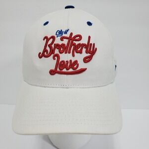 Zephyr Philadelphia 76ers Hat City of Brotherly Love Snapback White Red Blue NBA